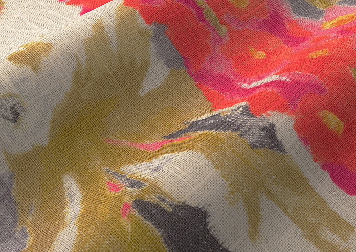 Hollihocks, Candy - Made to Measure Curtains - Image 4